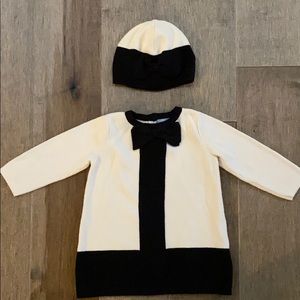 Tahari Baby sweater dress with hat, 6-9M